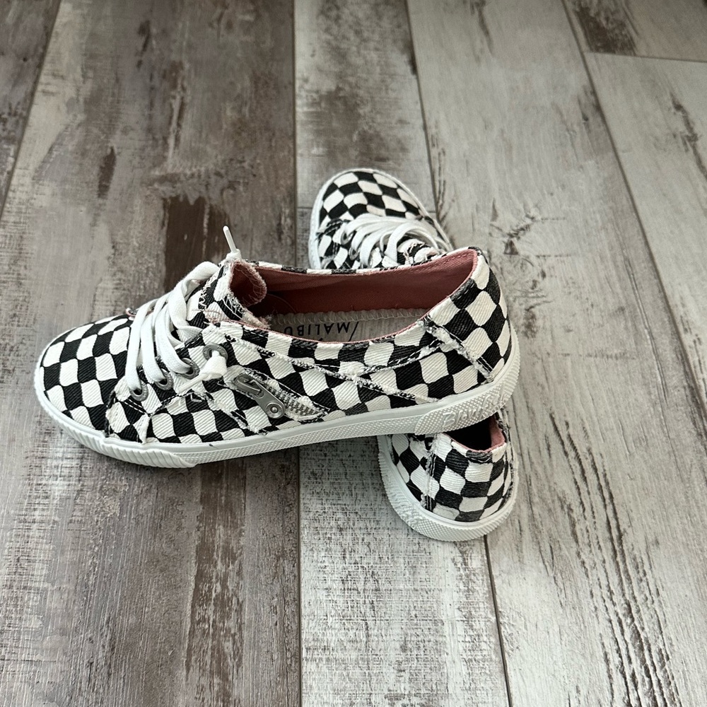 Brand new checkered blowfish shoes
